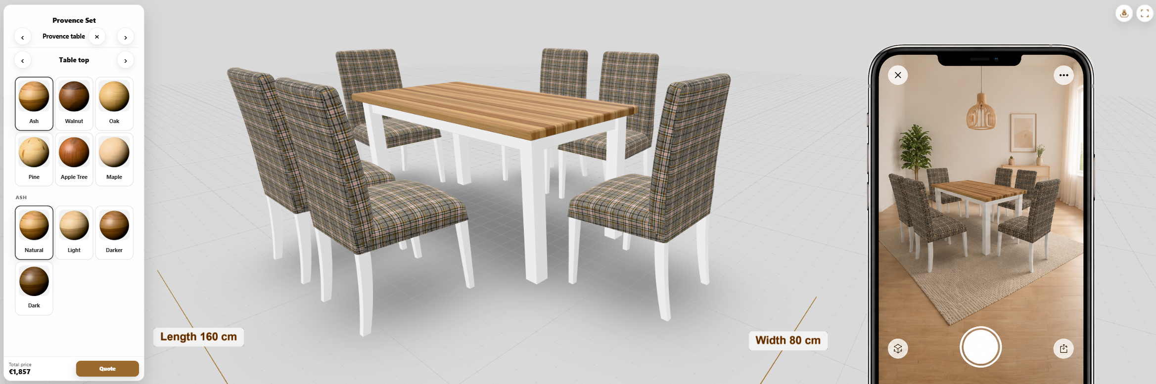 Online 3D product configurator