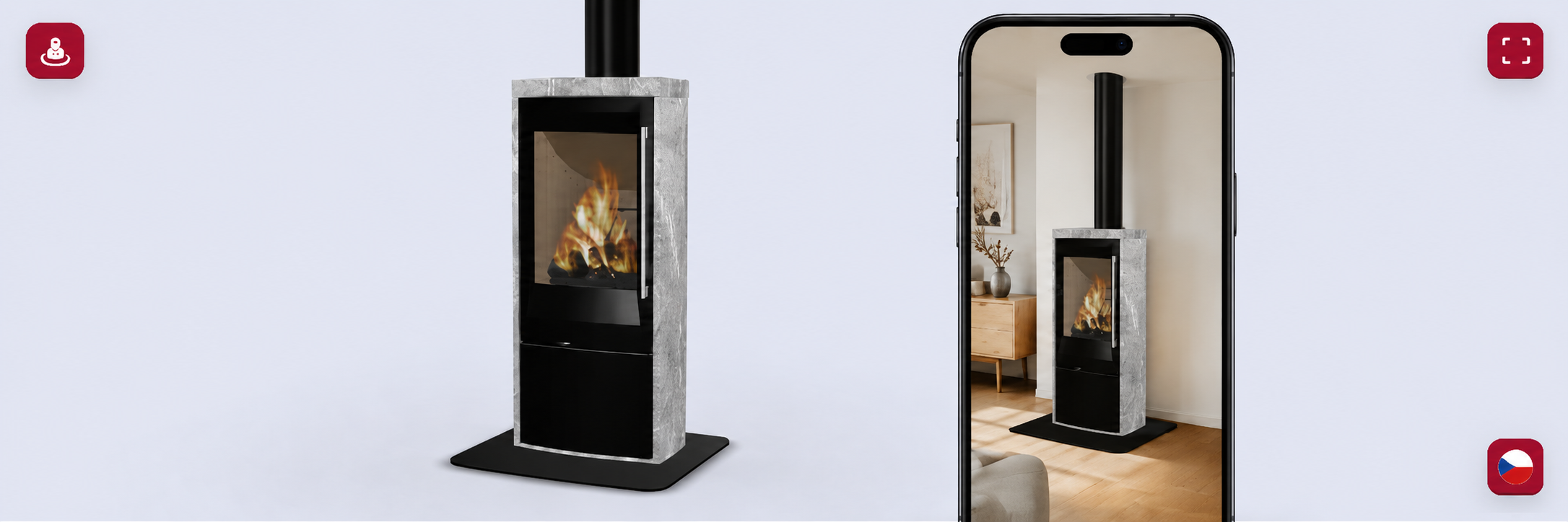 3D and AR presentation of designer stone products