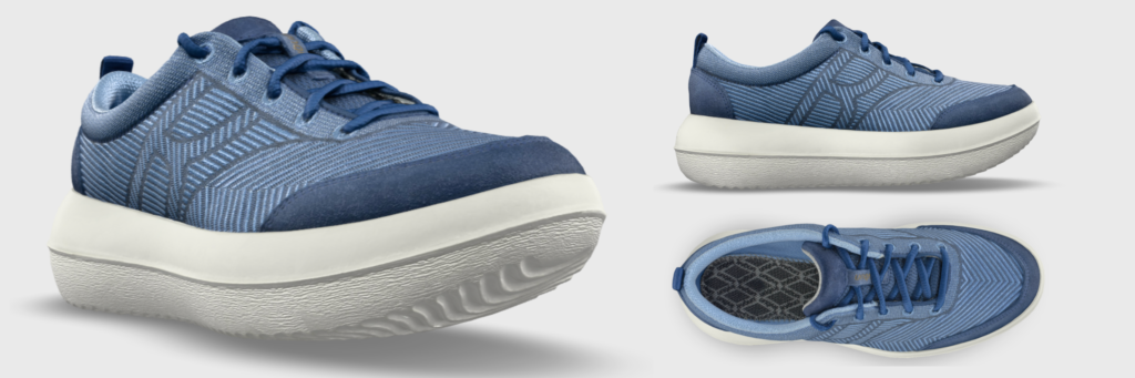 3D scanning of footwear with authentic shape and material detail
